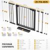 imageCumbor 29746quot Baby Gate for Stairs Moms Choice Awards WinnerAuto Close Dog Gate for The House Gifts for Mom Easy Install Pressure Mounted Pet Gates for Doorways BlackBlack