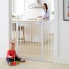 imageCumbor 29746quot Baby Gate for Stairs Moms Choice Awards WinnerAuto Close Dog Gate for The House Gifts for Mom Easy Install Pressure Mounted Pet Gates for Doorways BlackWhite