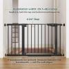 imageCumbor 29746quot Baby Gate for Stairs Moms Choice Awards WinnerAuto Close Dog Gate for The House Gifts for Mom Easy Install Pressure Mounted Pet Gates for Doorways BlackBlack