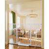 imageCumbor 29746quot Baby Gate for Stairs Moms Choice Awards WinnerAuto Close Dog Gate for The House Gifts for Mom Easy Install Pressure Mounted Pet Gates for Doorways BlackWhite