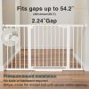 imageCumbor 29746quot Baby Gate for Stairs Moms Choice Awards WinnerAuto Close Dog Gate for The House Gifts for Mom Easy Install Pressure Mounted Pet Gates for Doorways BlackWhite