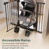 imageCumbor 29746quot Baby Gate for Stairs Moms Choice Awards WinnerAuto Close Dog Gate for The House Gifts for Mom Easy Install Pressure Mounted Pet Gates for Doorways BlackBlack