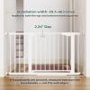 imageCumbor 29746quot Baby Gate for Stairs Moms Choice Awards WinnerAuto Close Dog Gate for The House Gifts for Mom Easy Install Pressure Mounted Pet Gates for Doorways BlackWhite