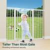 imageCumbor 29746quot Baby Gate for Stairs Moms Choice Awards WinnerAuto Close Dog Gate for The House Gifts for Mom Easy Install Pressure Mounted Pet Gates for Doorways BlackWhite
