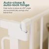 imageCumbor 29746quot Baby Gate for Stairs Moms Choice Awards WinnerAuto Close Dog Gate for The House Gifts for Mom Easy Install Pressure Mounted Pet Gates for Doorways BlackWhite