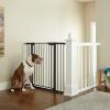 imageCumbor 29746quot Baby Gate for Stairs Moms Choice Awards WinnerAuto Close Dog Gate for The House Gifts for Mom Easy Install Pressure Mounted Pet Gates for Doorways BlackBlack