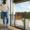 imageCumbor 29746quot Baby Gate for Stairs Moms Choice Awards WinnerAuto Close Dog Gate for The House Gifts for Mom Easy Install Pressure Mounted Pet Gates for Doorways BlackBlack