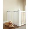 imageCumbor 29746quot Baby Gate for Stairs Moms Choice Awards WinnerAuto Close Dog Gate for The House Gifts for Mom Easy Install Pressure Mounted Pet Gates for Doorways BlackWhite