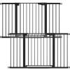 imageCumbor 29746quot Baby Gate for Stairs Moms Choice Awards WinnerAuto Close Dog Gate for The House Gifts for Mom Easy Install Pressure Mounted Pet Gates for Doorways BlackBlack