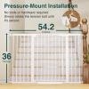 imageCumbor 29746quot Baby Gate for Stairs Moms Choice Awards WinnerAuto Close Dog Gate for The House Gifts for Mom Easy Install Pressure Mounted Pet Gates for Doorways BlackWhite