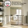 imageCumbor 29746quot Baby Gate for Stairs Moms Choice Awards WinnerAuto Close Dog Gate for The House Gifts for Mom Easy Install Pressure Mounted Pet Gates for Doorways BlackBrown