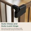 imageCumbor 29746quot Baby Gate for Stairs Moms Choice Awards WinnerAuto Close Dog Gate for The House Gifts for Mom Easy Install Pressure Mounted Pet Gates for Doorways BlackBrown