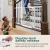 imageCumbor 29746quot Baby Gate for Stairs Moms Choice Awards WinnerAuto Close Dog Gate for The House Gifts for Mom Easy Install Pressure Mounted Pet Gates for Doorways BlackWhite