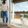 imageCumbor 29746quot Baby Gate for Stairs Moms Choice Awards WinnerAuto Close Dog Gate for The House Gifts for Mom Easy Install Pressure Mounted Pet Gates for Doorways BlackWhite
