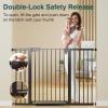 imageCumbor 29746quot Baby Gate for Stairs Moms Choice Awards WinnerAuto Close Dog Gate for The House Gifts for Mom Easy Install Pressure Mounted Pet Gates for Doorways BlackBlack