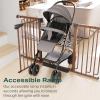 imageCumbor 29746quot Baby Gate for Stairs Moms Choice Awards WinnerAuto Close Dog Gate for The House Gifts for Mom Easy Install Pressure Mounted Pet Gates for Doorways BlackBrown