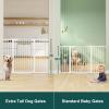 imageCumbor 29746quot Baby Gate for Stairs Moms Choice Awards WinnerAuto Close Dog Gate for The House Gifts for Mom Easy Install Pressure Mounted Pet Gates for Doorways BlackWhite