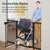 imageCumbor 29746quot Baby Gate for Stairs Moms Choice Awards WinnerAuto Close Dog Gate for The House Gifts for Mom Easy Install Pressure Mounted Pet Gates for Doorways BlackBlack