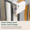 imageCumbor 29746quot Baby Gate for Stairs Moms Choice Awards WinnerAuto Close Dog Gate for The House Gifts for Mom Easy Install Pressure Mounted Pet Gates for Doorways BlackGray