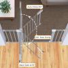 imageCumbor 29746quot Baby Gate for Stairs Moms Choice Awards WinnerAuto Close Dog Gate for The House Gifts for Mom Easy Install Pressure Mounted Pet Gates for Doorways BlackGray