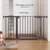 imageCumbor 29746quot Baby Gate for Stairs Moms Choice Awards WinnerAuto Close Dog Gate for The House Gifts for Mom Easy Install Pressure Mounted Pet Gates for Doorways BlackBlack