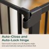 imageCumbor 29746quot Baby Gate for Stairs Moms Choice Awards WinnerAuto Close Dog Gate for The House Gifts for Mom Easy Install Pressure Mounted Pet Gates for Doorways BlackBlack