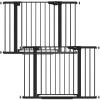 imageCumbor 29746quot Baby Gate for Stairs Moms Choice Awards WinnerAuto Close Dog Gate for The House Gifts for Mom Easy Install Pressure Mounted Pet Gates for Doorways BlackBlack