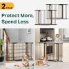 imageCumbor 29746quot Baby Gate for Stairs Moms Choice Awards WinnerAuto Close Dog Gate for The House Gifts for Mom Easy Install Pressure Mounted Pet Gates for Doorways BlackBrown