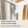 imageCumbor 29746quot Baby Gate for Stairs Moms Choice Awards WinnerAuto Close Dog Gate for The House Gifts for Mom Easy Install Pressure Mounted Pet Gates for Doorways BlackWhite