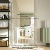 imageCumbor 36quot Extra Tall Baby Gate for Stairs 29748quot Wide Dog Gates for Doorways Auto Close Safety Gate for Babies and Pets Easy Install Pressure Mounted Fits Doorways Stairs Entryways WhiteWhite