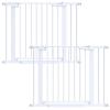imageCumbor 36quot Extra Tall Baby Gate for Stairs 29748quot Wide Dog Gates for Doorways Auto Close Safety Gate for Babies and Pets Easy Install Pressure Mounted Fits Doorways Stairs Entryways WhiteWhite
