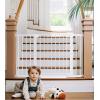 imageCumbor 36quot Extra Tall Baby Gate for Stairs 29748quot Wide Dog Gates for Doorways Auto Close Safety Gate for Babies and Pets Easy Install Pressure Mounted Fits Doorways Stairs Entryways WhiteWhite