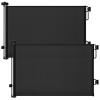 imageCumbor Retractable Baby Gates for Stairs Mom Choice Award Winner55 Wide Mesh Dog Gate for Doorways 34quot Tall Easy to Use Pet Fence for The House Toddler Safety Essentials IndoorampampOutdoor BlackABlack