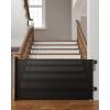 imageCumbor Retractable Baby Gates for Stairs Mom Choice Award Winner55 Wide Mesh Dog Gate for Doorways 34quot Tall Easy to Use Pet Fence for The House Toddler Safety Essentials IndoorampampOutdoor BlackABlack