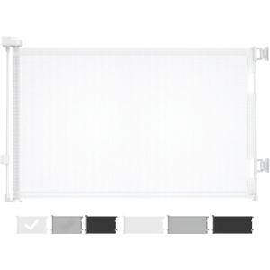 imageCumbor Mesh Retractable Gates for Stairs Dog Gate Indoor for The House Wide Pet Gate 33quot Tall Extends to 55quot Wide Long Safety Gates for Doorways Hallways Cat Gate OutdoorGrayWhite