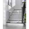 imageCumbor 46quot Auto Close Baby Gate ampamp Cumbor 406quot Dog Gate Durable Child Gate for Stairs Doorways Easy Walk Thru Dog Gate for House for Doorways