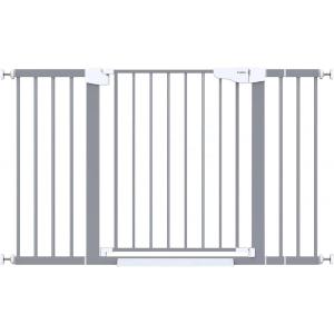 imageCumbor 406quot Auto Close Baby Gate ampamp Cumbor 515quot Dog Gate Durable Child Gate for Stairs Doorways Easy Walk Thru Dog Gate for House for Doorways