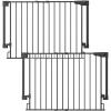 imageCumbor 29243quot Baby Gate for Stairs Black ampamp 2 Pack Dog Gate Black