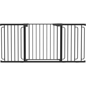 imageCumbor 36664quot Extra Wide Baby Gate for Stairs Dog Gates for Doorways AutoClose Pet Gate Indoor Pressure Mounted Walk Through Safety Child Gate for Kids Toddler Tall Pet Puppy Fence Gate Black