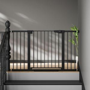 imageCumbor 406quot Wide Auto Close Baby Gate ampamp Cumbor 515quot Wide Dog Gate Durable Child Gate for Stairs Doorways Easy Walk Thru Dog Gate for House for Doorways