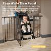 imageCumbor Baby amp Pet Gate Bundle Extra Wide 297542 amp Up to 515 Gates with DualLock AutoClose Pressure or Hardware Mount for Stairs Doorways amp Hallways