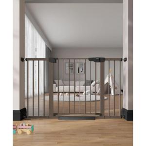 imageCumbor Adjustable Baby amp Pet Gate Set 29243 amp 297515 Gates with DualLock AutoClose OneHand Operation for Stairs Hallways amp Doorways