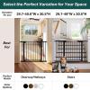 imageCumbor 406 Auto Close Baby Gate amp Cumbor Safety 48 Dog Gate Durable Child Gate for Stairs Doorways Easy Walk Thru Dog Gate for House for Doorways