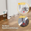 image:imageCumbor 3755 Retractable Baby Gates for Stairs amp Doorways Hardware Mounted Mesh Dog amp Pet Gate Easy Walk Through OneHand Operation AntiCrawl Adjustable Safety Gate for Dog Indoor Outdoor WhiteWhite