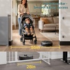 image:imageCumbor 3755 Retractable Baby Gates for Stairs amp Doorways Hardware Mounted Mesh Dog amp Pet Gate Easy Walk Through OneHand Operation AntiCrawl Adjustable Safety Gate for Dog Indoor Outdoor WhiteGray