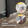 image:imageCumbor 3755 Retractable Baby Gates for Stairs amp Doorways Hardware Mounted Mesh Dog amp Pet Gate Easy Walk Through OneHand Operation AntiCrawl Adjustable Safety Gate for Dog Indoor Outdoor WhiteBlack