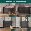 image:imageCumbor 3755 Retractable Baby Gates for Stairs amp Doorways Hardware Mounted Mesh Dog amp Pet Gate Easy Walk Through OneHand Operation AntiCrawl Adjustable Safety Gate for Dog Indoor Outdoor WhiteBlack