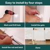image:imageCumbor 3755 Retractable Baby Gates for Stairs amp Doorways Hardware Mounted Mesh Dog amp Pet Gate Easy Walk Through OneHand Operation AntiCrawl Adjustable Safety Gate for Dog Indoor Outdoor WhiteWhite