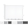 image:imageCumbor 3755 Retractable Baby Gates for Stairs amp Doorways Hardware Mounted Mesh Dog amp Pet Gate Easy Walk Through OneHand Operation AntiCrawl Adjustable Safety Gate for Dog Indoor Outdoor WhiteWhite
