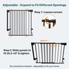 image:imageCumbor 29243 Standard Baby Gate for Stairs Black amp 34 Extra Tall Dog Gate Black